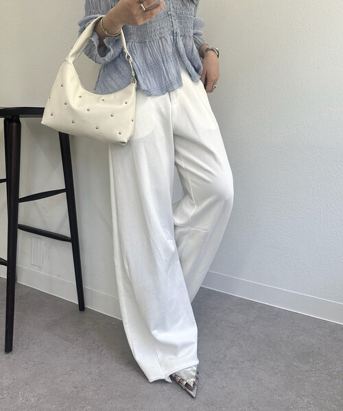 「mystic」 スウェットパンツ 0 ホワイト レディース_画像8