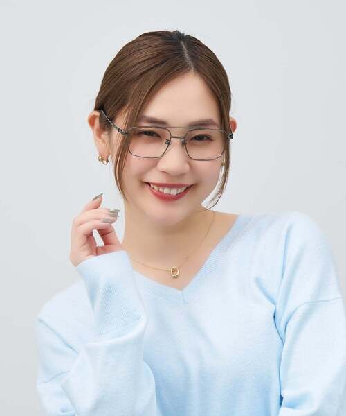 LAVID 伊達メガネ 鯖江企画】GLADELI G33-86 全6色 おしゃれ サングラス メタル 伊達