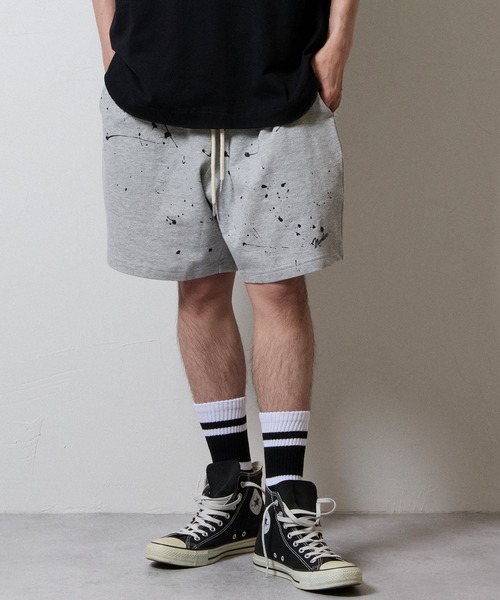 ナンバーナイン NUMBER(N)INE スウェット ハーフパンツ 4 NUMBER (N)INE（ナンバーナイン） スウェットパンツ ジャージ HAND