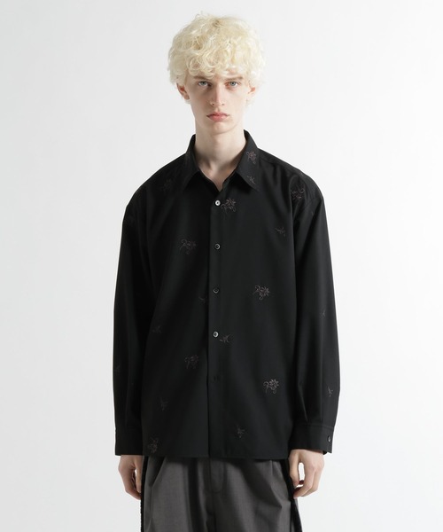 HARE（ハレ） シャツ KAGEBANAシシュウシャツ(HARE) メンズ : ZOZOTOWN