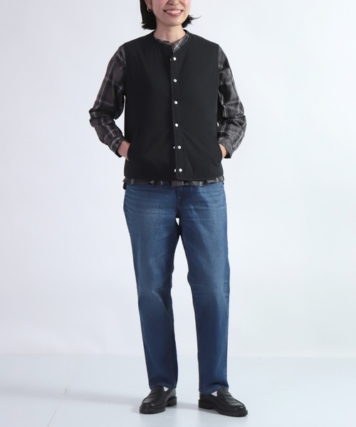 「D.M.G.」 デニムパンツ L インディゴブルー レディース_画像2