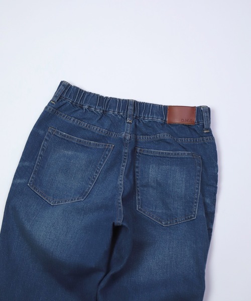「D.M.G.」 デニムパンツ L インディゴブルー レディース_画像6