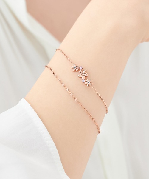 CANAL 4℃（カナルヨンドシー） ブレスレット 「SAKURA Collction 