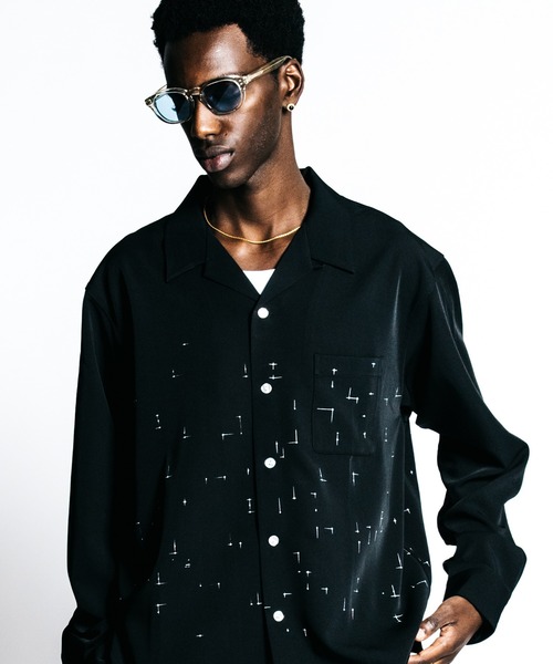 CRIMIE（クライミー） シャツ TAILORED ORIGINAL KASURI GRAPHIC L/S