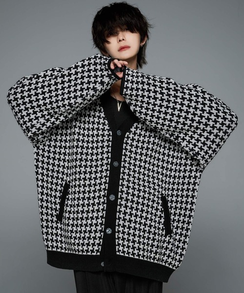 ADRER（アドラー） ニットカーディガン X-SMALL ブラック系その他 