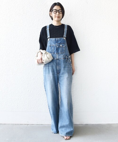 新品　シップス レディース　トップス　カットソー　プルオーバー　Tシャツ ブルー SHIPS（シップス） tシャツ 「手洗い可能」ランダムブルーゼ 5分袖