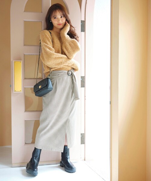 「Feroux」 長袖ニット F ブルー レディース_画像2