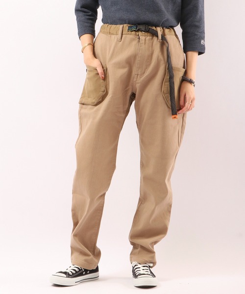 「KRIFF MAYER」 イージーパンツ S カーキ メンズ_画像3