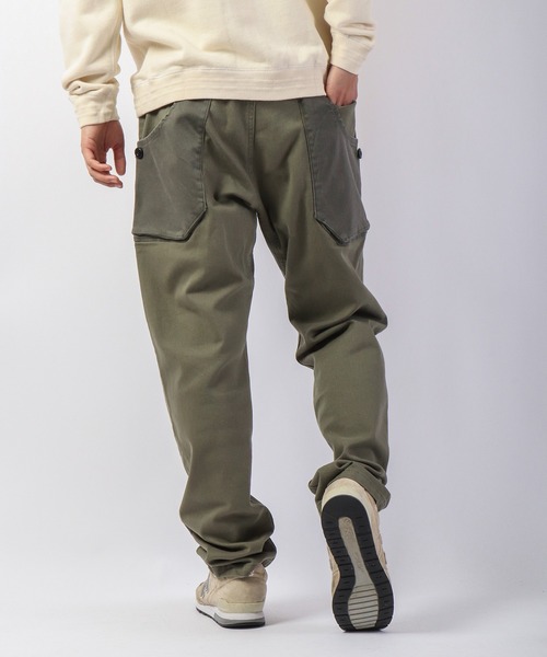 「KRIFF MAYER」 イージーパンツ S カーキ メンズ_画像4