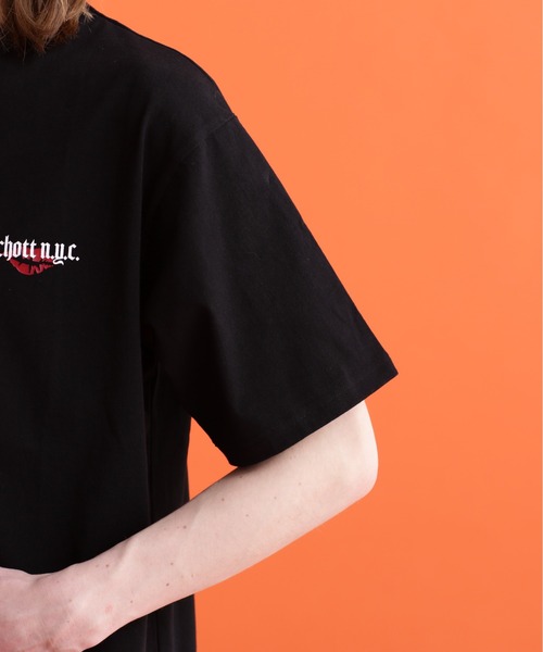 「schott」 長袖Tシャツ 2XL ブルーグレー メンズ_画像8