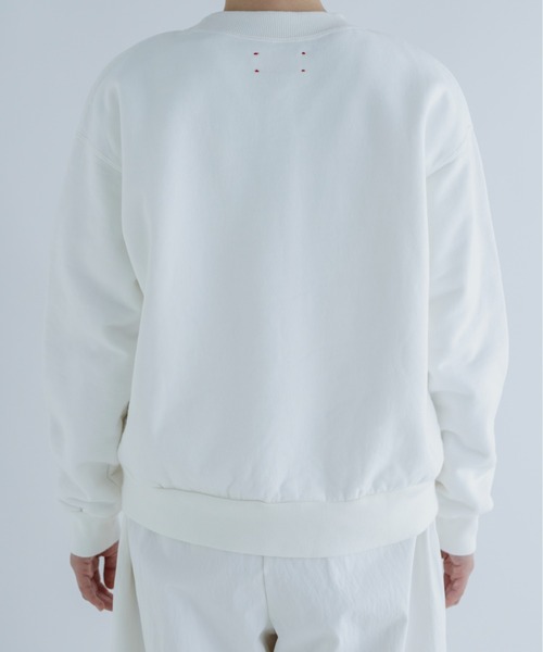 「MEYAME」 スウェットカットソー FREE ホワイト レディース_画像3