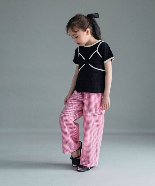 branshes（ブランシェス） パンツ 「WEB限定」2WAYギンガムチェック