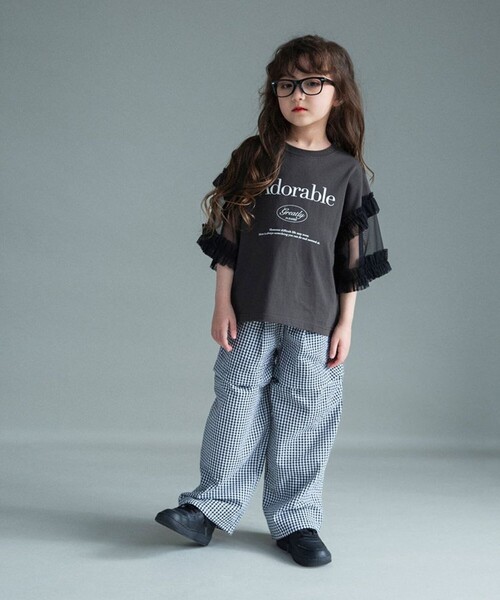 branshes（ブランシェス） パンツ 「WEB限定」2WAYギンガムチェック