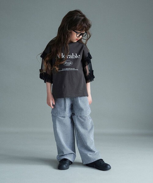 branshes（ブランシェス） パンツ 「WEB限定」2WAYギンガムチェック