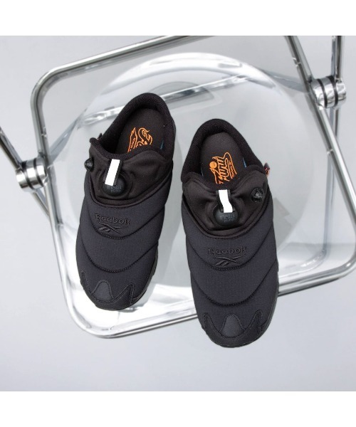 「Reebok」 スリッポン 24.5cm ブラック メンズの画像