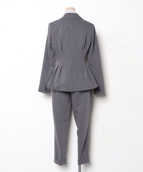「RUIRUE BOUTIQUE」 パンツスーツ S ダークグレー レディースの画像