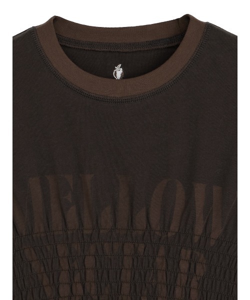 Ameri（アメリ） tシャツ MEDI SHIRRING CONCEPT TEE レディース