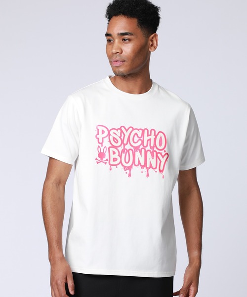 Psycho Bunny（サイコバニー） tシャツ ドロッシーロゴ ラバープリント
