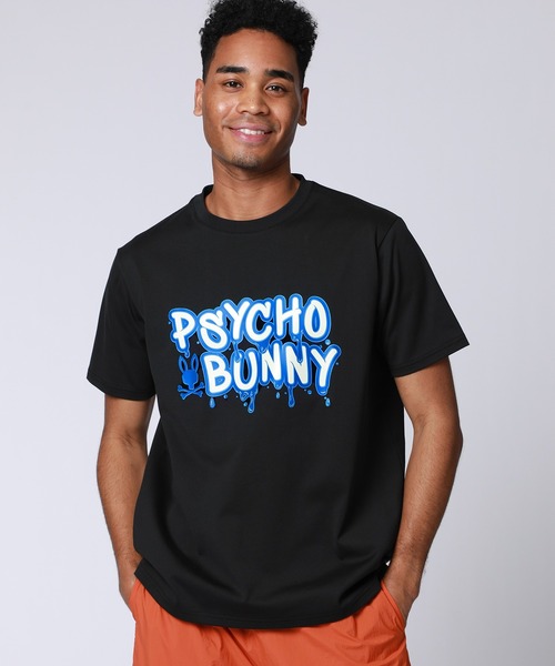 Psycho Bunny（サイコバニー） tシャツ ドロッシーロゴ ラバープリント