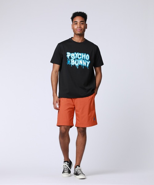 Psycho Bunny（サイコバニー） tシャツ ドロッシーロゴ ラバープリント