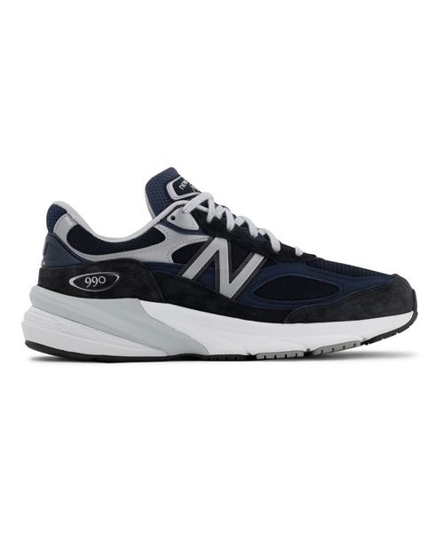 「New Balance」 ローカットスニーカー 24.0cm ネイビー レディース