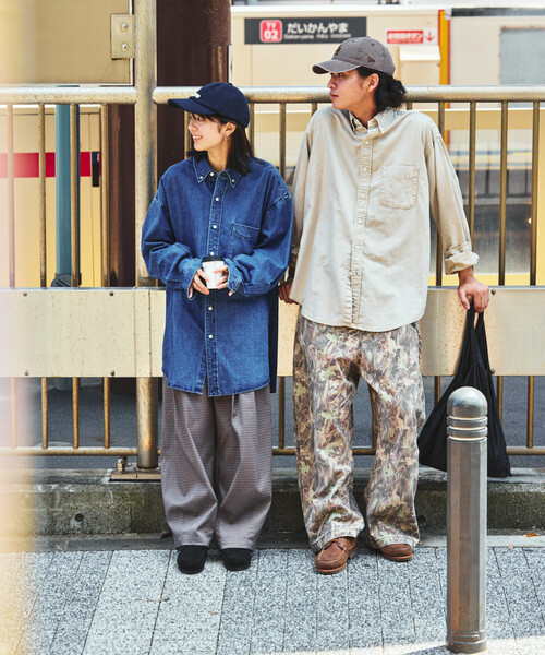 【完売Lサイズ！！新品！！】カモ柄ペインターパンツ(NAUTICA/ノーティカ） NAUTICA（ノーティカ） ペインターパンツ LARGE ブラウン メンズ
