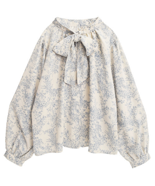 「e-zakkamania stores」 長袖ブラウス M ライトブルー レディース_画像2