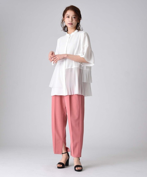 「RAW FUDGE」 7分袖ブラウス M オフホワイト レディース_画像2