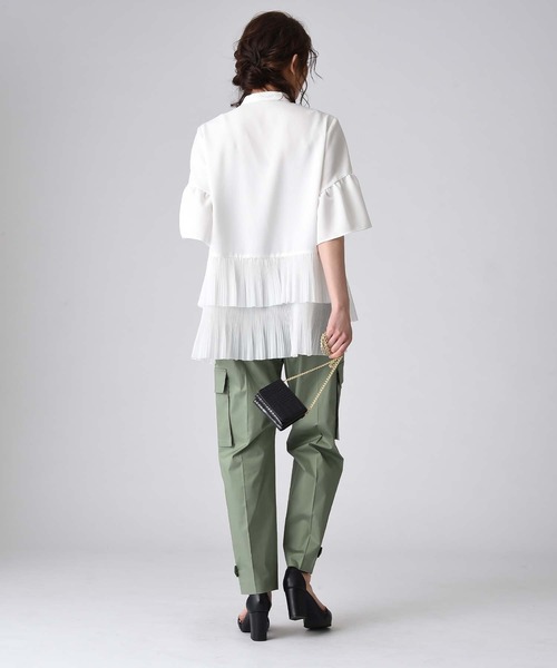 「RAW FUDGE」 7分袖ブラウス M オフホワイト レディース_画像7