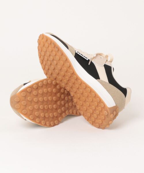 「moz」 ローカットスニーカー 23.5cm ネイビー レディース_画像3