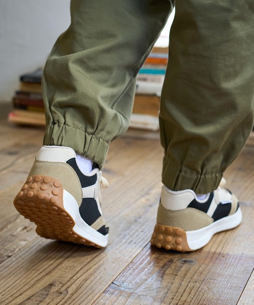 「moz」 ローカットスニーカー 23.5cm ネイビー レディース_画像7