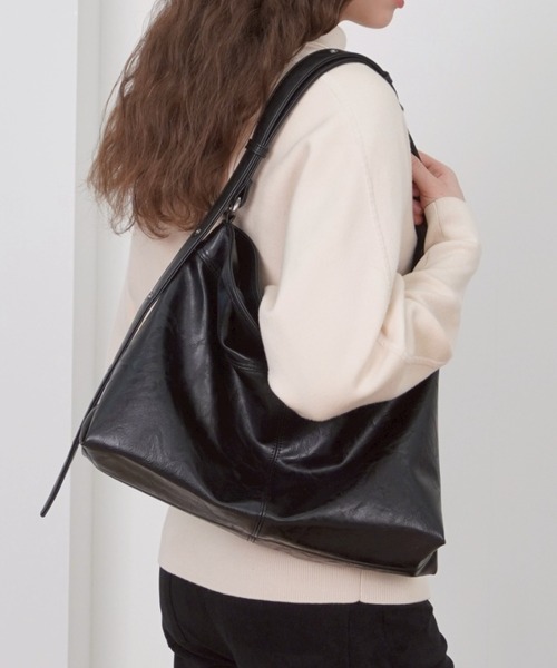 あ ブラック×ホワイトロゴ　ノーマルショルダー ショルダーバッグ メンズ レディース : ZOZOTOWN Yahoo!店 - 通販