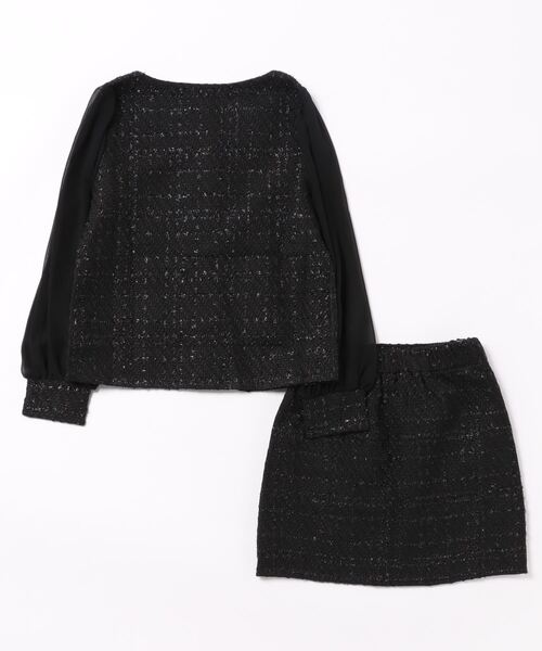 「Jasmine Grandiflorum」 セットアップ MEDIUM ブラック レディース_画像2