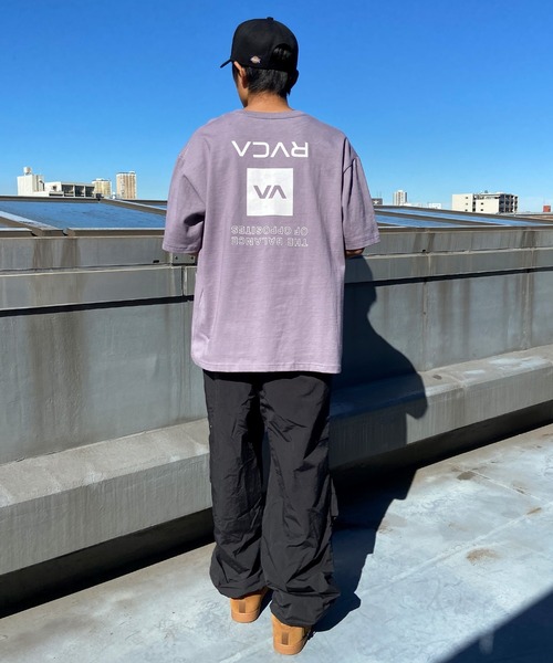 「RVCA」 半袖Tシャツ M スミクロ メンズ_画像7