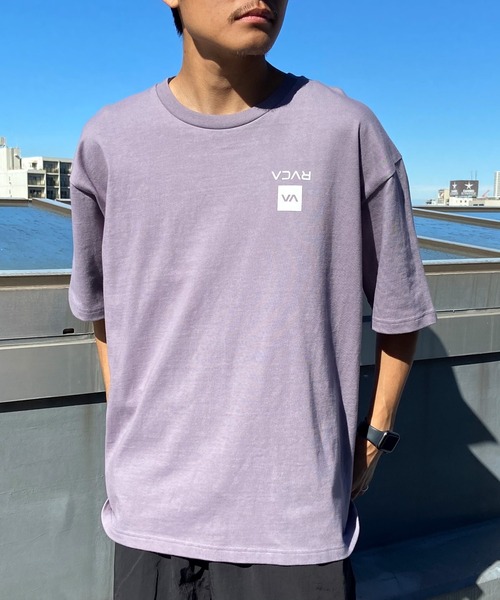 「RVCA」 半袖Tシャツ M スミクロ メンズ_画像8