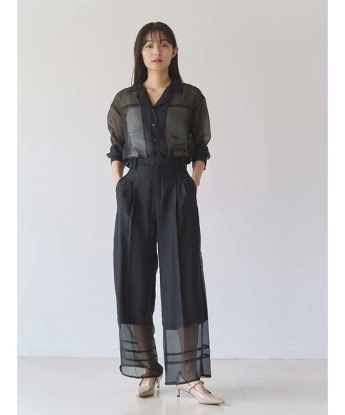 「TONAL」 パンツ MEDIUM ブラック レディース_画像9