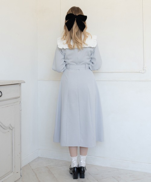 「DearMyLoveRose」 長袖ワンピース MEDIUM ブラック系その他 レディース_画像9