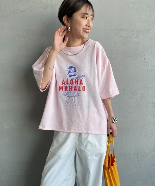 「FUNG」 半袖Tシャツ M ピンク レディース_画像2