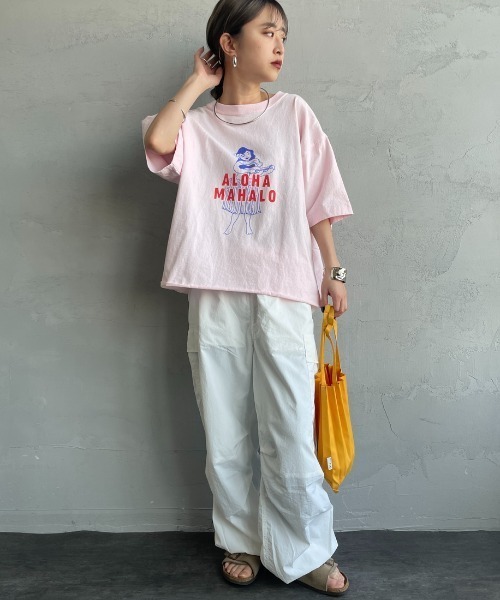 「FUNG」 半袖Tシャツ M ピンク レディース_画像6