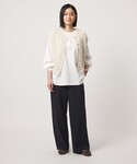 ニット セーター ラメフェザーボタンベスト 2...の詳細画像3