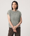 ニット セーター ラメフェザーボタンベスト 2...の詳細画像4