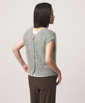 ニット セーター ラメフェザーボタンベスト 2...の詳細画像5