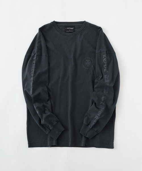 tシャツ ED HARDY ピグメント加工 クロスモチーフ柄長袖Tシャツ メンズ レディース | Ed Hardy | 16
