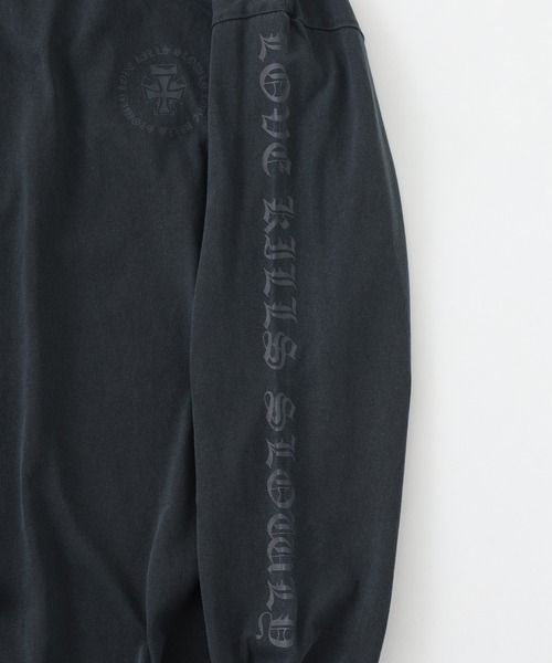 tシャツ ED HARDY ピグメント加工 クロスモチーフ柄長袖Tシャツ メンズ レディース | Ed Hardy | 19