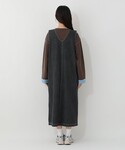 ロング スカート 「前後2WAY」デニムジャン...の詳細画像1
