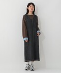 ロング スカート 「前後2WAY」デニムジャン...の詳細画像5