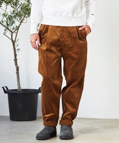 37 割引s メンズ Sサイズ相当 M メンズ Mサイズ相当 L メンズ Lサイズ相当 ブラック ベージュ キャメル 安心の定価販売 パンツ Gramicci Corduroy Tuck Tapered Pants Gmp f021 グラミチ コーデュロイ タック テーパードパ ボトムス パンツ