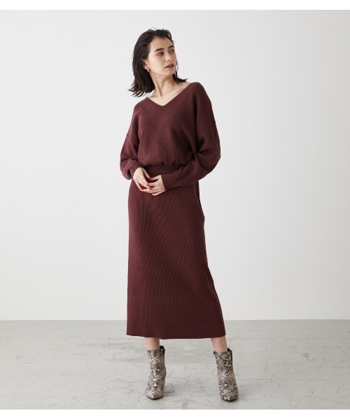 ワンピース 2way Rib Blousing Onepiece 2wayリブブラウジングワンピース Zozotown Paypayモール店 通販 Paypayモール
