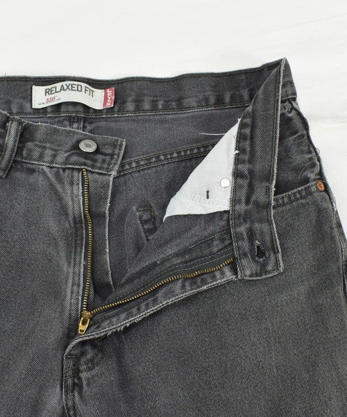 テージ パンツ デニム ジーンズ Levi's/リーバイス '550' ブラックデニムパンツ ZOZOTOWN PayPayモール店 - 通販 - PayPayモール けたサイズ