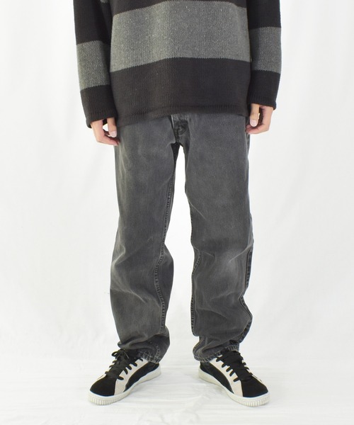 テージ パンツ デニム ジーンズ Levi's/リーバイス '550' ブラックデニムパンツ ZOZOTOWN PayPayモール店 - 通販 - PayPayモール けたサイズ